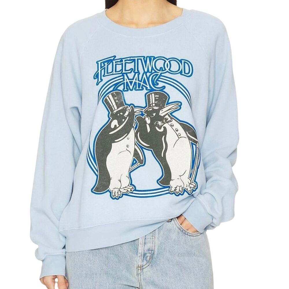 DAYDREAMER Fleetwood Mac Penguins Raglan Sweatshirt Size M New w/o Tag
SOO